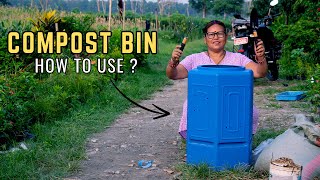 Compost Bin for Beginners I How to Use  Compost Bin in Nepal [upl. by Nosac]