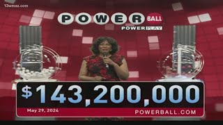 Powerball Numbers May 29 2024  1432 million jackpot [upl. by Snej]