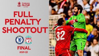 FULL Penalty Shootout amp Trophy Lift  Chelsea v Liverpool  Emirates FA Cup Final 2122 [upl. by Janifer]