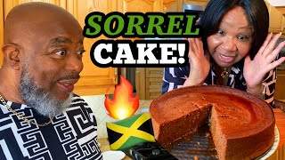 How to make Jamaican Sorrel Cake  Deddys Kitchen [upl. by Llerehs]