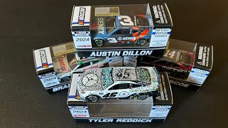 NASCAR DIECAST UNBOXING New 2024 NASCAR DIECAST Tyler Reddick Talladega Win Diecast Review [upl. by Arabele]