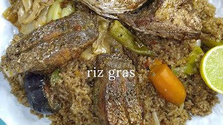 comment cuisiner riz gras au poisson recette simple et délicieux [upl. by Batruk]