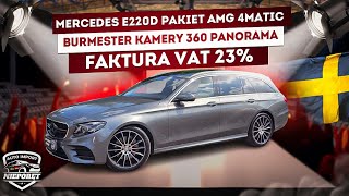 MERCEDES EKLASA W213 ✅️ PAKIET AMG ✅️ 4MATIC ✅️ BURMESTER ✅️ PANORAMA ✅️ FV23 [upl. by Nednarb170]