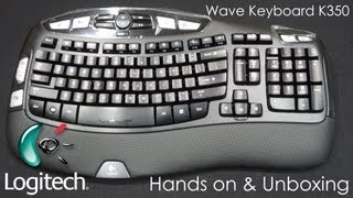 Logitech WAVE Wireless K350 Keyboard  Hands On Review Unboxing amp Customization  Cursed4Eva [upl. by Mahoney943]