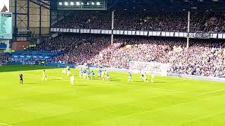 Eze free kick and wharton shot cpfc vs Everton 28th September cpfc [upl. by Pros]