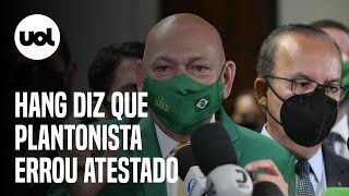 Luciano Hang diz que plantonista errou atestado de óbito da mãe ao omitir covid [upl. by Aihsar]