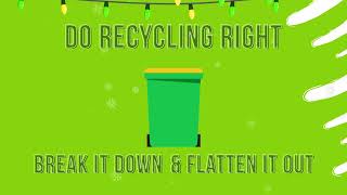 REGIONAL RECYCLING  HOLIDAY CARDBOARD BOXES 2024 [upl. by Ocsic]