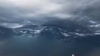 Timelaspe of undulatus asperatus clouds gravity waves [upl. by Mot283]