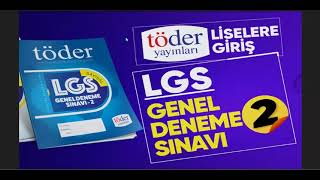 2223 MART 2024 TÃ–DER LGS 2 DENEME SINAVI YORUMLARI  TÃ–DER 8 SINIF CEVAP ANAHTARI NE ZAMAN [upl. by Earlie538]