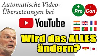 Automatische VideoÜbersetzungen bei YouTube  Endlich Videos in alle Sprachen synchronisieren [upl. by Lledyr]