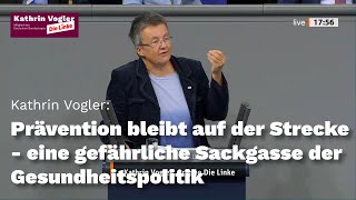 Prävention bleibt auf der Strecke  eine gefährliche Sackgasse der Gesundheitspolitik [upl. by Notled]