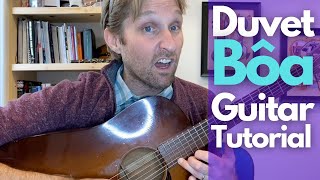 Duvet SOLO and chords  Bôa Guitar Tutorial [upl. by Toddie636]