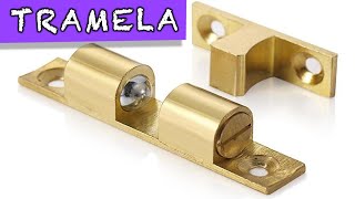 Como montar trava  tramela  em porta de armário de forma simples e fácil  DIY [upl. by Hegarty371]