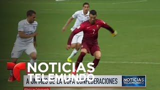 Falta un mes para la Copa FIFA Confederaciones Rusia 2017  Noticiero  Noticias Telemundo [upl. by Rubetta]