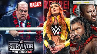 quotWISEMAN WarGames RETURNquot STATUS 👀 5 Vs 5 Bloodline WarGames LOCKED  Becky Lynch RETIRED WWE News [upl. by Dlorad90]