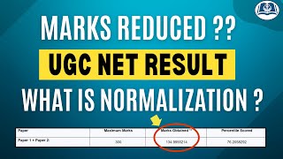 UGC NET Result 2024 Explained What is a Normalized Score  Percentile Calculation amp Results [upl. by Sheply]