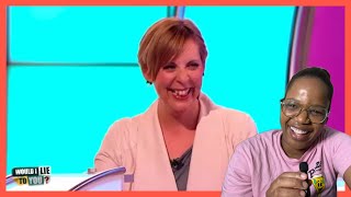 WHICH WILTY PANEL MEMBER DID MEL GIEDRYOC HAVE A SNOG WITH  REACTION [upl. by Alleunamme152]