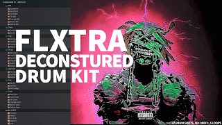 FREE DRUM KIT OsamaSon  Flxtra Deconstructed Kit 300 SOUNDS [upl. by Fidellas]