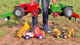 Die Model Unboxing  Swaraj 855 FE  John Deere 5310  Ashok Leyland Truck  JCB Backhoe Loader [upl. by Yv]