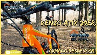 VENZO ATIX comp 29 aluminio 7005 armado componentes Shimano Alivio [upl. by Alket]