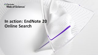 In action EndNote 20 Windows Online Search [upl. by Onitsuaf]