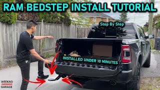 RAM BED STEP INSTALLATION GUIDE QUICK amp EASY [upl. by Ennaylime]