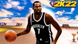 NEW KEVIN DURANT BUILD is OVERPOWERED on NBA 2K22 [upl. by Hilel486]