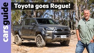 2023 Toyota HiLux review Rogue  Offroad 4WD test in new toughlooking Ford Ranger Wildtrak rival [upl. by Eussoj]