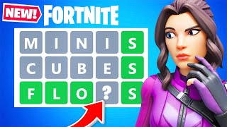 NEW Fortnite WORDLE 😱 [upl. by Eadrahs434]