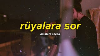 mustafa ceceli  rüyalara sor slowed  reverb sözleri [upl. by Brott146]