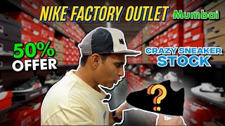 Nike Factory Outlet Mumbai 💫 Crazy Discounts 👟 Exclusive Shoes ⭐ Sneakers [upl. by Jen]