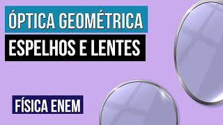 ÓPTICA GEOMÉTRICA espelhos e lentes  Física para o Enem  Flaverson Messias Batista [upl. by Telracs]