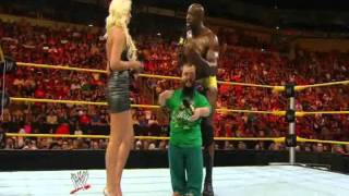 Hornswoggle Gives Maryse a Ring Pop [upl. by Akers]