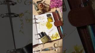 🎁INKVENT Day1 Fortunes Gold diamine inkvent moleskine dippen dippencalligraphy journal ink [upl. by Geanine]