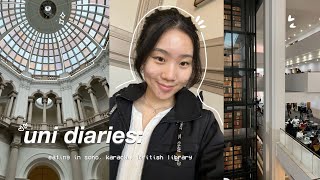 uni diaries🧸  studying abroad eating in soho karaoke british library [upl. by Cryan]