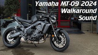 Yamaha MT 09 2024 Walkaround  Exhaust Sound [upl. by Lole]