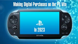 Buying Digital Content on the PS Vita in 2023 [upl. by Teerprug]