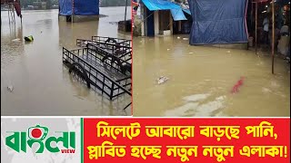 সিলেটে আবারো বাড়ছে পানি প্লাবিত হচ্ছে নতুন নতুন এলাকা [upl. by Conan]