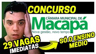 CONCURSO CÂMARA DE MACAPA 2024 [upl. by Ball]