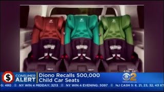 Diono Recalls 500000 Child Car Seats [upl. by Nimad430]