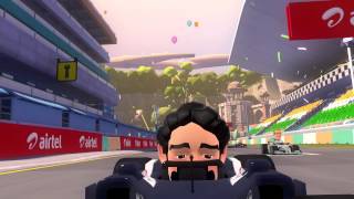 F1 RACE STARS  India DLC Track Fly Through [upl. by Haswell]