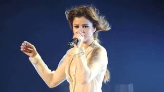 SELENA GOMEZ crying during who says in Montreal 05 26 16 emotional [upl. by Namajneb]