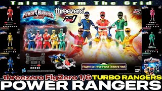 threezero FigZero 16 Power Rangers Turbo  Tales From The Grid [upl. by Apoor]