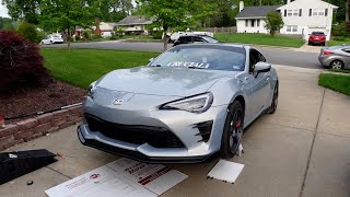 HOW TO GT86 BUMPER SWAP A FRSBRZ [upl. by Eelirol]