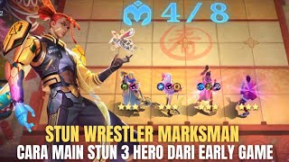 TUTORIAL MAIN SINERGI STUN TANPA BLESSING  THARZ SKILL 3 MAGIC CHESS [upl. by Ennairak]