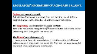 Renal regulation of acid base balance amp The micturition reflex  Physiology 8  Renal System [upl. by Llieno]