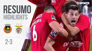 Highlights  Resumo Rio Ave 23 Benfica Liga 1819 33 [upl. by Annuhsal]