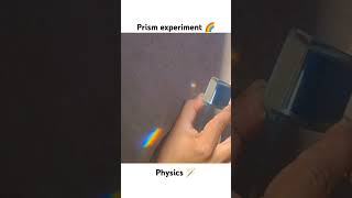 Prism experiment experiment vigyan scienceexperiment physics facts monetizationmotionscience [upl. by Enileuqkcaj]