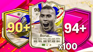 100x 94 FUTTIES PICKS amp 90 REPEATABLE ICON PICS 😲 FC 24 [upl. by Nilrev]