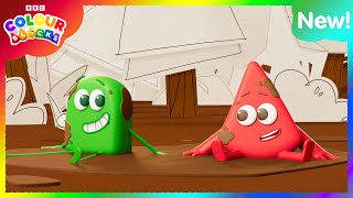 Many Mixes make Brown  FULL EPISODE  S1 E25  Learn Colours  Kids Cartoons  Colourblocks [upl. by Anaul]